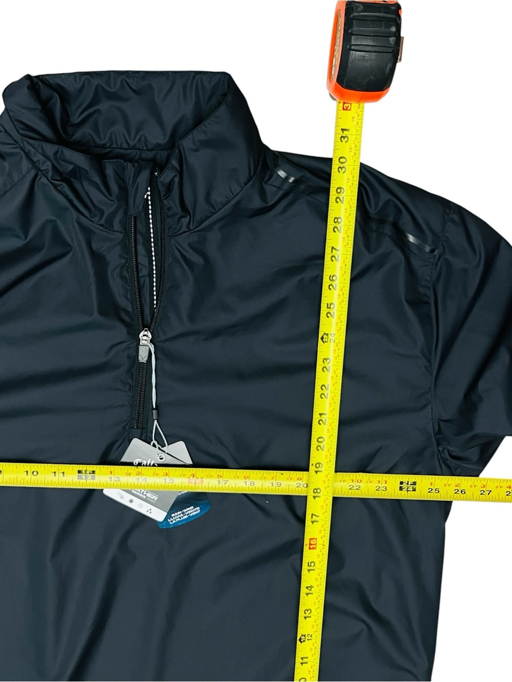 Callaway Windbreaker Jacket XL Black Golf 1/4 Zip Short Sleeve Zip/Pockets NEW - Picture 11 of 15